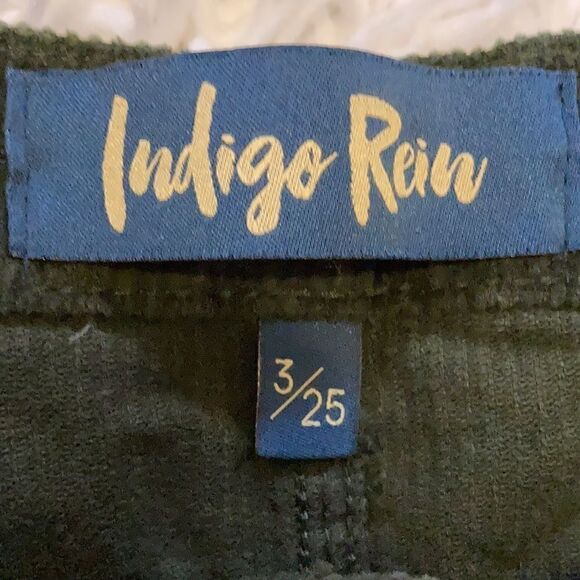 Indigo Rein black corduroy mini skirt Size 27 - Picture 5 of 5